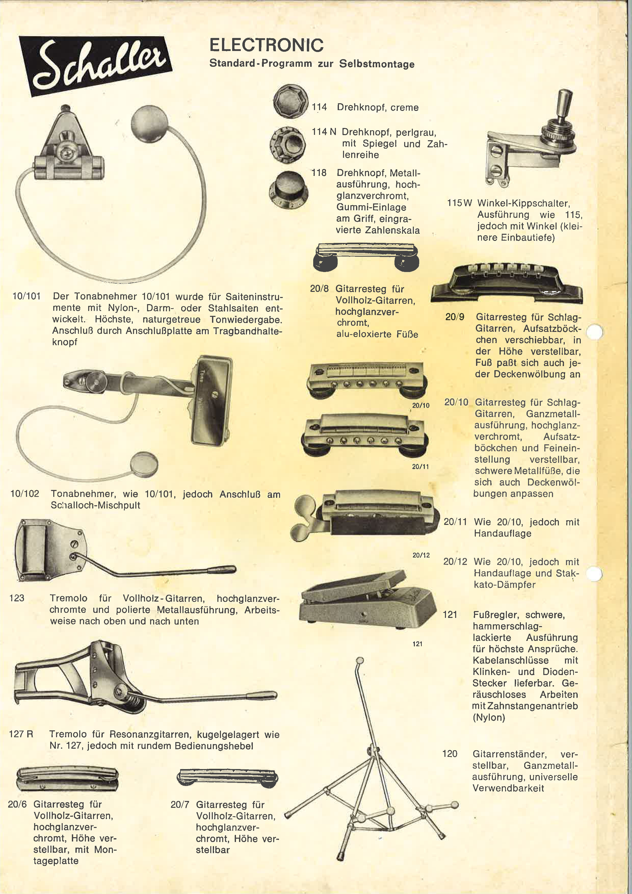 Historische SCHALLER Kataloge